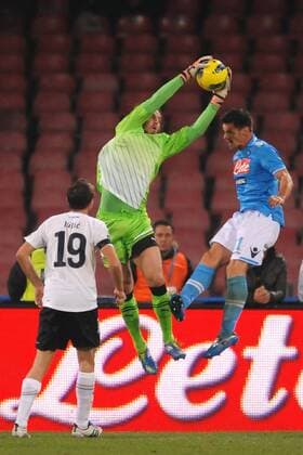 Federico MARCHETTI Lazio , Christian MAGGIO Napoli - 19 11 2011 SSC Neapel vs Lazio Rom andreaxstaccioli