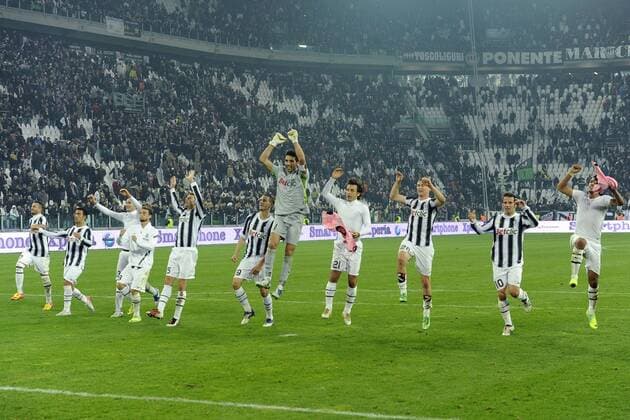 Turin, 20.11.2011 - Serie A 2011 2012 - Juventus Turin - Jubel  o0 Totale