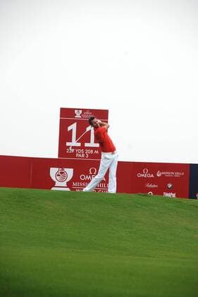 GOLF - Omega Mission Hills World Cup, Vorberichte HAIKOU,CHINA,24.NOV.11 - DIVERS, GOLF - Omega Mission Hills World Cup. Bild zeigt Roland Steiner (AUT). 