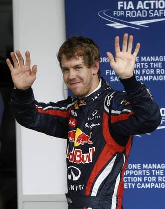 Motorsports: FIA Formula One World Championship 2011, Grand Prix of Brazil, 01 Sebastian Vettel (GER, Red Bull Racing), Qualifying, xHOCHxZWEIx