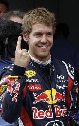 Motorsports: FIA Formula One World Championship 2011, Grand Prix of Brazil, 01 Sebastian Vettel (GER, Red Bull Racing), xHOCHxZWEIx