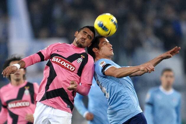 Arturo VIDAL Juventus, Cristian LEDESMA Lazio - Lazio Rom vs Juventus Turin (Juve), Serie A 2011 2012 andreaxstaccioli