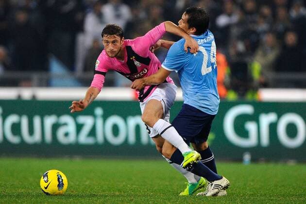 Lazio Rom vs Juventus Turin (Juve), Serie A 2011 2012: Claudio Marchisio-Cristian Ledesma 
