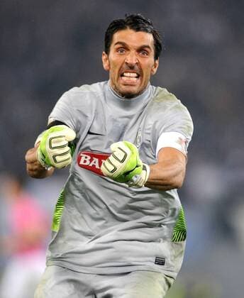 FUSSBALL INTERNATIONAL SERIE A SAISON 2011 2012 Lazio Rom - Juventus Turin 26.11.2011 Gianluigi Buffon (Juventus Turin) 