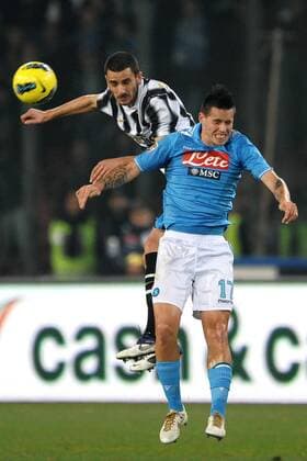 Leonardo BONUCCI Juventus, Marek HAMSIK Napoli Napoli 29 11 2011 Stadio San Paolo Football Calcio Serie A 2011 2012 - SSC Neapel vs. Juventus Turin - andreaxstaccioli