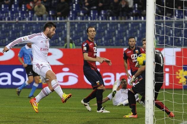 Serie A CFC FC Genua 1893 - AC Milan 0:2 gol Antonio Nocerino 