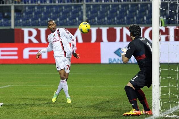 Serie A CFC FC Genua 1893 - AC Milan 0:2 Robinho occasione gol 