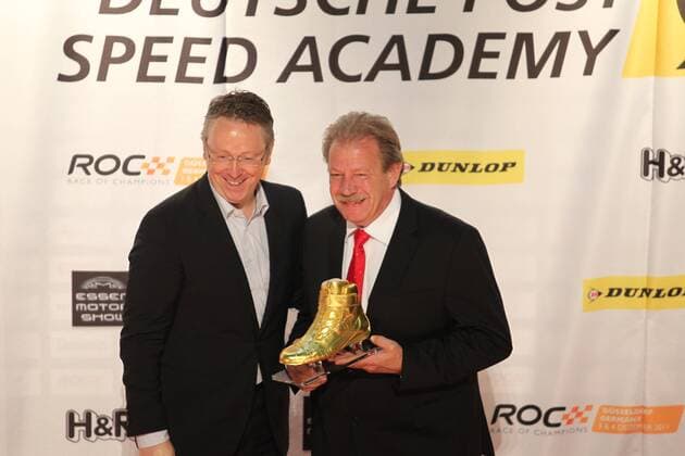 Sonderpreis der Redaktion an Gerd NOACK (Entdecker und Förderer von Michael SCHUMACHER und Sebastian VETTEL) 02.12.2011, Auto Bild Motorsport Award 2012 und ROC Talk