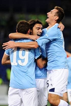 Giuseppe BIAVA, Senad LULIC, Miroslav KLOSE, Lazio Rom - Novara Calcio antoniettaxbaldassarre