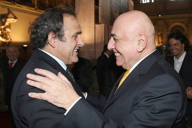 FIFA Präsident Michel Platini, ADRIANO GALLIANI