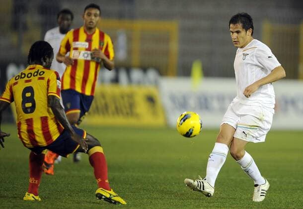 Christian OBODO Lecce, Cristian LEDESMA Lazio - Serie A 2011 2012 US Lecce Vs Lazio Rom - FnozxInside