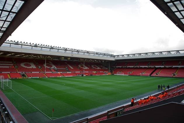 LIVERPOOL, ENGLAND - Saturday, December 10, 2011: An empty Anfield before the Premiership at Anfield. xHOCHxZWEIx xPropagandax 