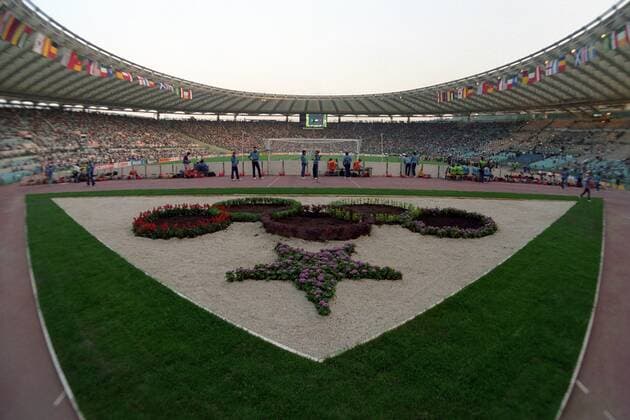 Olympiastadion in Rom - WM Italien 1990