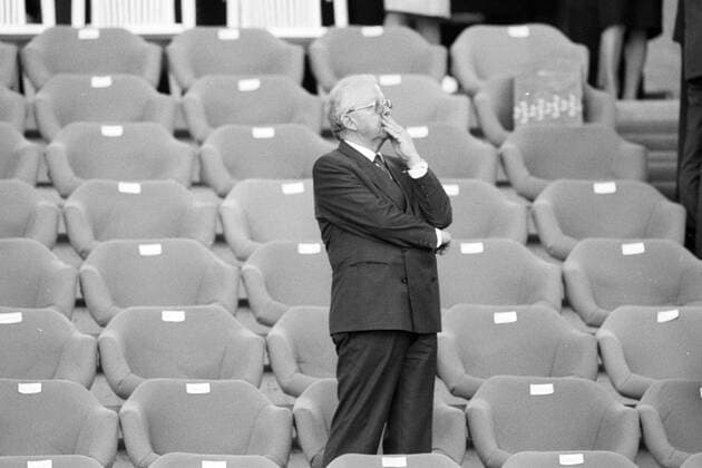 DFB Präsident Hermann Neuberger ( Deutschland)