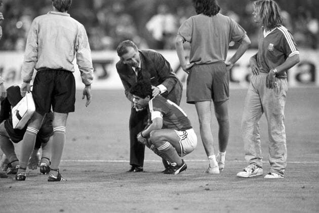 Argentinien verliert das WM Finale - Diego Armando Maradona enttäuscht
