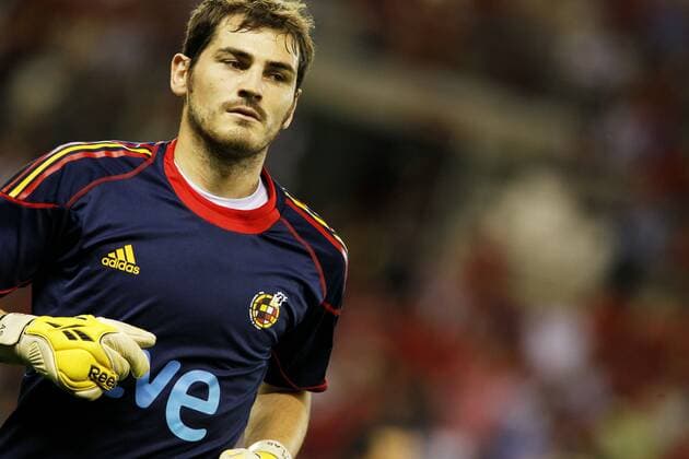Iker Casillas (ESP), SEPTEMBER 06, 2011 - Football Soccer : UEFA Euro 2012 Qualifying round match between Spain and Liechtenstein, at the Las Gaunas Stadium, Logrono, Spain, September 06, 2011.  (heha004470)