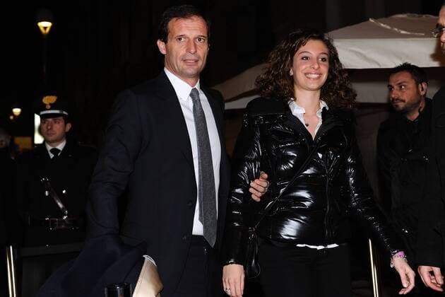 AC Mailand: Massimiliano Allegri und Valentina 