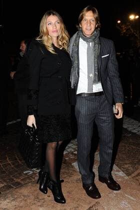 AC Mailand: Massimo Ambrosini mit Frau Paola Angelini 