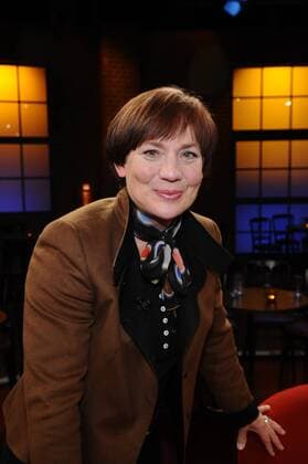 Die Skiläuferin und ehemalige Olympiasiegerin Rosi Mittermaier zu Gast bei der Aufzeichnung der WDR Talkshow Kölner Treff am 16.12.2011 in Köln - Sendetermin 13.01.2012 im WDR Fernsehen