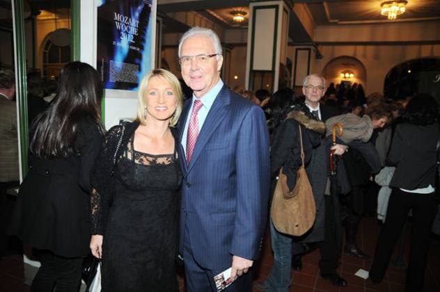 2011 - Franz Beckenbauer, Gattin Heidi, Delirium, Premiere, Mozarteum, Salzburg 2011 - Franz Beckenbauer, Gattin Heidi, Delirium, Premiere, Mozarteum, Salzburg