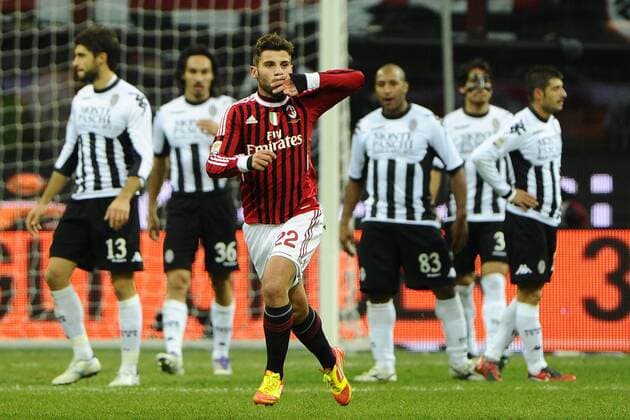 Milano 17 12 2011 - campionato di calcio serie A AC Milan - AC Siena: Antonio Nocerino 