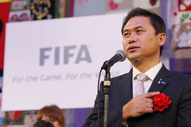 Norio Sasaki (JPN), DECEMBER 27, 2011 - Football Soccer : Japanese Head Coach Norio Sasaki speeachs during Celebration party for FIFA Women s World Cup Champion at Tokyo Dome City in Tokyo, Japan.  ( qdwa021967)