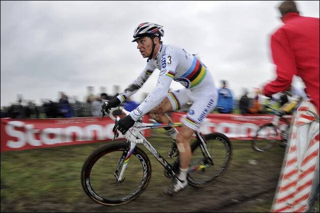 Stybar Zdenek (CZE) Cyclo Cross : Trophee Loenhout - 28.12.2011 PhotoNews Panoramic 