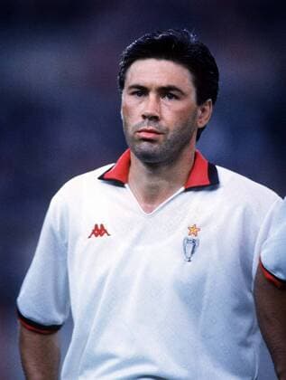 Carlo Ancelotti (Milan). AC Milan v Benfica; Vienna; 23.05.1990; European Cup Final Football 