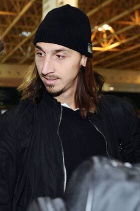 Malpensa Airport - Abreise des AC Mailand ins Trainingslager nach Dubai: Zlatan Ibrahimovic 