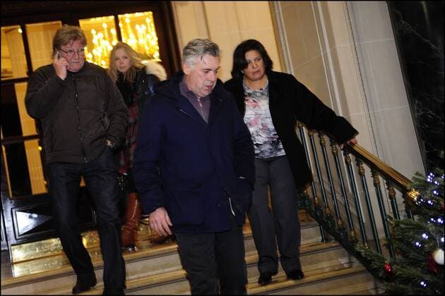 Carlo Ancelotti (ITA) bei der Ankunft in Paris zu Verhandlungen über ein Trainerengagement beim FC Paris St. Germain - 29.12.2011 JBAutissier 