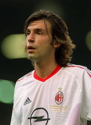 Andrea Pirlo (AC Milan) AC Milan v Juventus, Champions League Final, Old Trafford, Manchester, 28 05 2003. 