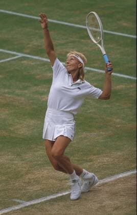 TENNIS WIMBLEDON 1989, 09.07.1989, WIMBLEDON - Martina Navratilova (CZE) Tennis Wimbledon 1989