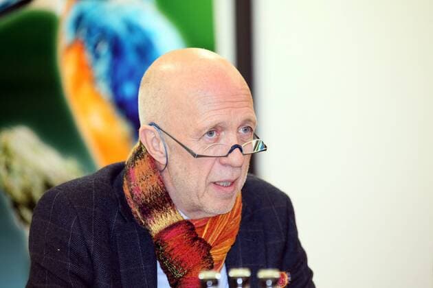 Organisator Gert Trinklein