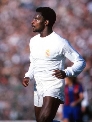 Großbritannien, Black History Month im Oktober - Sport Laurie Cunningham (Real Madrid) Real Madrid - Primera Division 1979 80. 23 09 1979 