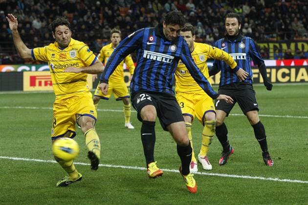 Diego Milito, Inter Mailand - AC Parma
