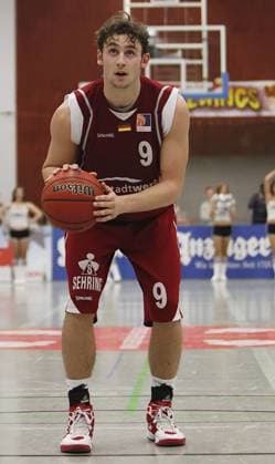 Basketball, 2. Basketball Bundesliga Pro B, Herren, White Wings Hanau vs. TV Langen, Marco Völler (TV Langen)
