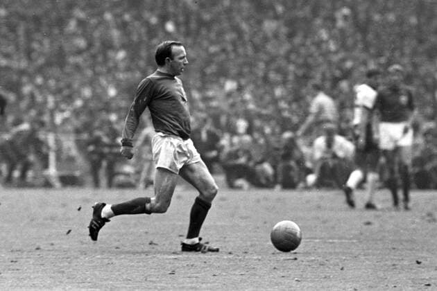 Fußball, WM 1966, Finale in Wembley, England - Deutschland 4-2 n.V. WM Finale 1966 im Wembley Stadion in London - England - BR Deutschland 4:2 n.V. - Nobby Stiles (England)