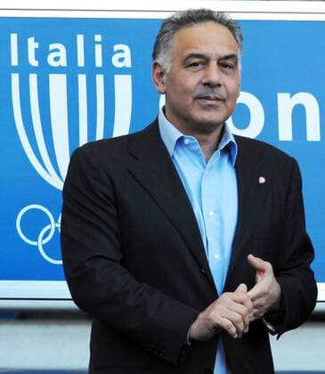 James Pallotta - Roma 08 01 2012 Serie A 2011 2012 AS Rom vs Chievo Verona andreaxstaccioli