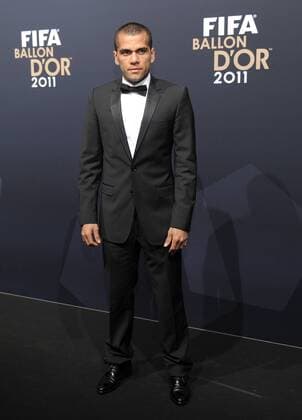 Fussball International FIFA Ballon d Or Weltfussballer 2011 09.01.2012 Daniel Alves (Barca) 
