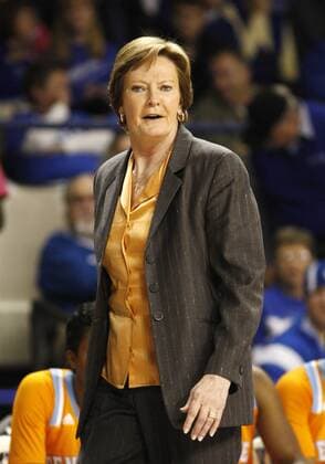 Jan. 12, 2012 - Lexington, Ky, US - Tennessee head coach Pat Summitt comments to an official in the first half against Kentucky at Memorial Coliseum in Lexington, Kentucky, on Thursday, January 12, 2012. Kentucky won, 61-60. Tennessee at Kentucky women s basketball - ZUMAm67