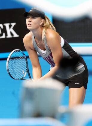 TENNIS - WTA, Australian Open 2012 MELBOURNE,AUSTRALIEN,15.JAN.12 - TENNIS - WTA Tennis Damen Tour, Grand Slam, Australian Open, Training. Bild zeigt Maria Sharapova (RUS). 