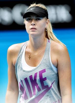 TENNIS - WTA, Australian Open 2012 MELBOURNE,AUSTRALIEN,15.JAN.12 - TENNIS - WTA Tennis Damen Tour, Grand Slam, Australian Open, Training. Bild zeigt Maria Sharapova (RUS). 