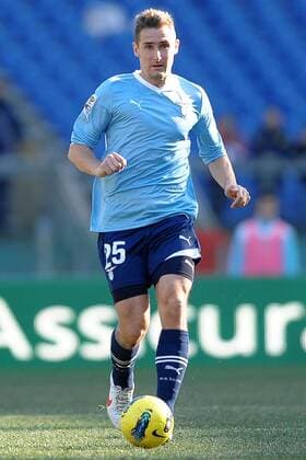 Mi Roma 15 01 2012 - campionato di calcio serie A Lazio Rom vs. Atalanta Bergamo Miroslav Klose 