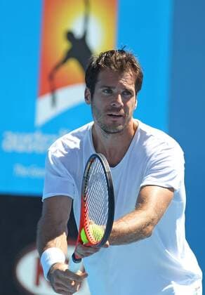 Tommy Haas, GER, in the first round of 2012 Tennis Australian Open in Melbourne, 16 01 2012 -