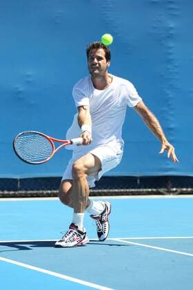 Tommy Haas, GER, in the first round of 2012 Tennis Australian Open in Melbourne, 16 01 2012 -