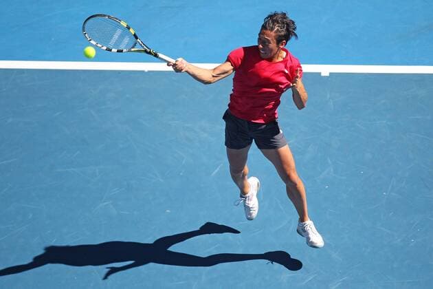 Francesca Schiavone, ITA, in the first round of 2012 Tennis Australian Open in Melbourne, 16 01 2012 -