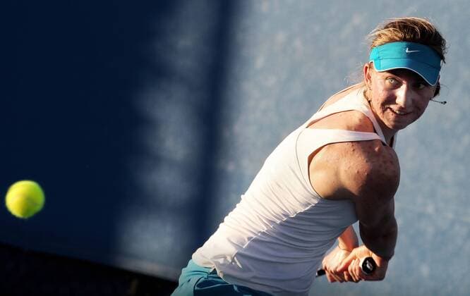 TENNIS - WTA, Australian Open 2012 MELBOURNE,AUSTRALIEN,16.JAN.12 - TENNIS - WTA Tennis Damen Tour, Grand Slam, Australian Open. Bild zeigt Mona Barthel (GER). 