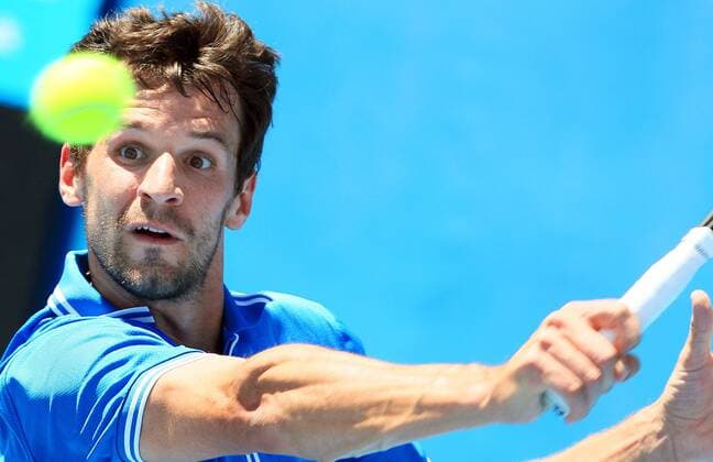 TENNIS - ATP, Australian Open 2012 MELBOURNE,AUSTRALIEN,17.JAN.12 - TENNIS - ATP Tennis Herren World Tour, Grand Slam, Australian Open. Bild zeigt Philipp Petzschner (GER). 