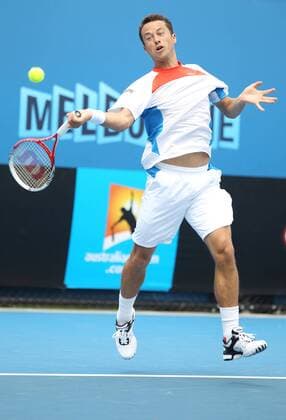 Philipp Kohlschreiber, GER, in the second round of 2012 Tennis Australian Open in Melbourne, 18 01 2012 -