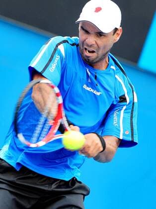TENNIS - ATP, Australian Open 2012 MELBOURNE,AUSTRALIEN,18.JAN.12 - TENNIS - ATP Tennis Herren World Tour, Grand Slam, Australian Open. Bild zeigt Alejandro Falla (COL). 
